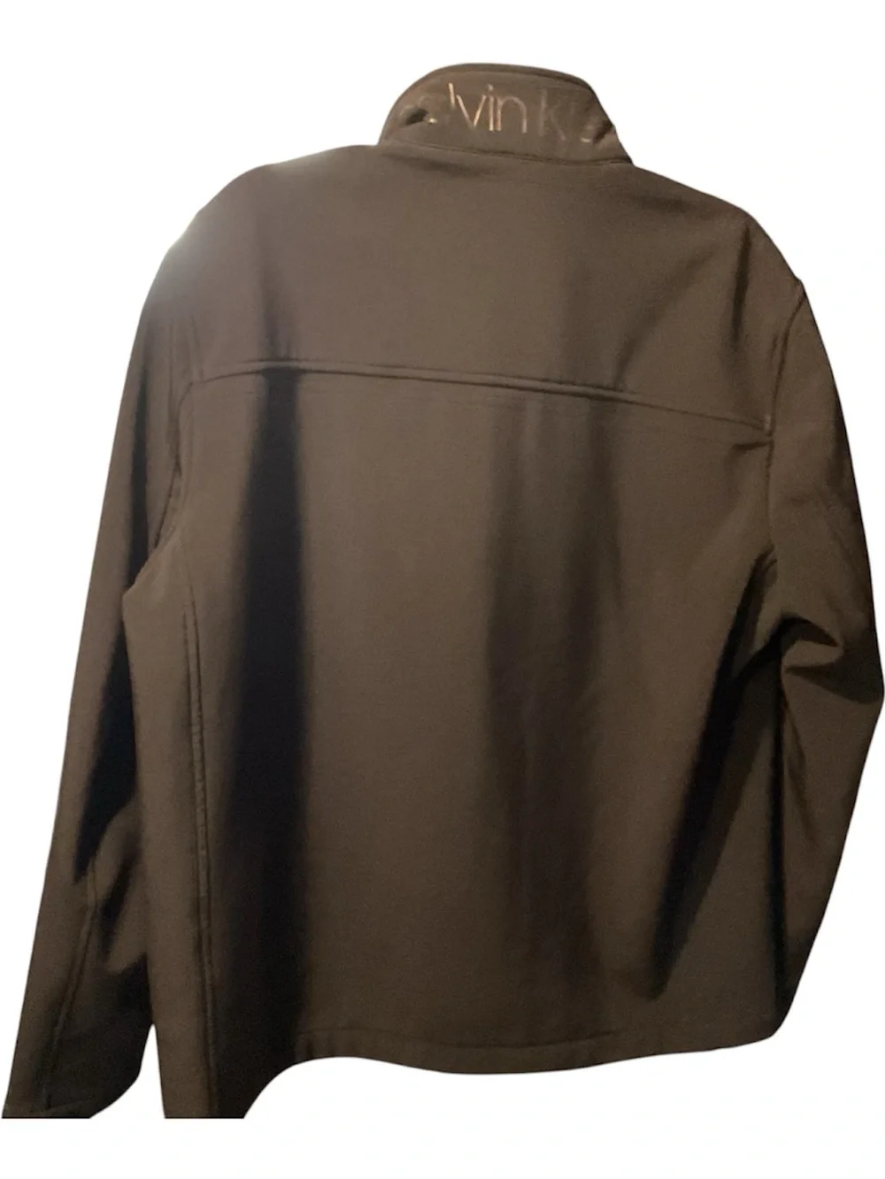 Men’s Black Calvin Klein Water-Resistant Softshell Jacket